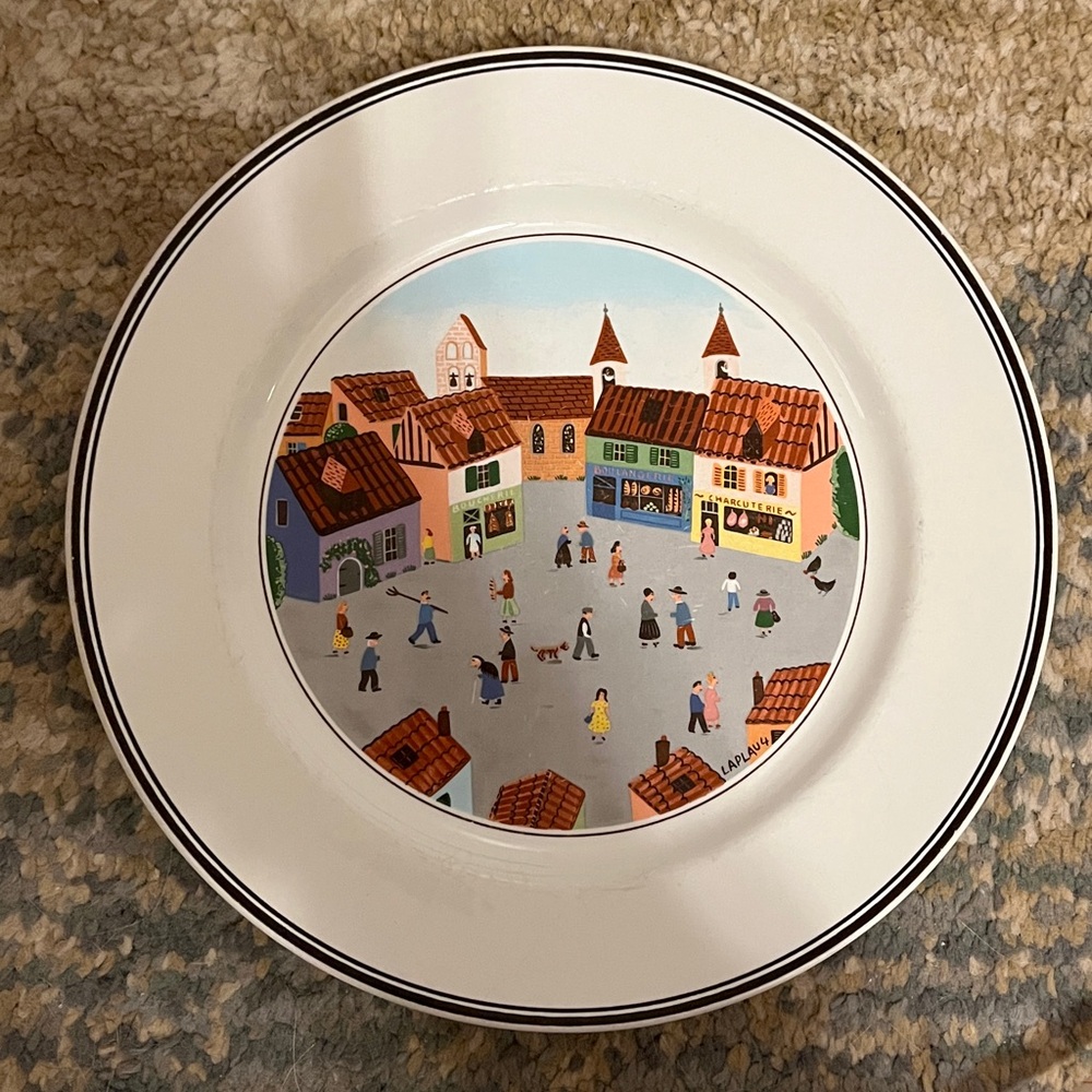 Villeroy & Boch 🔥 desert plate Design Naif Mint condition!
